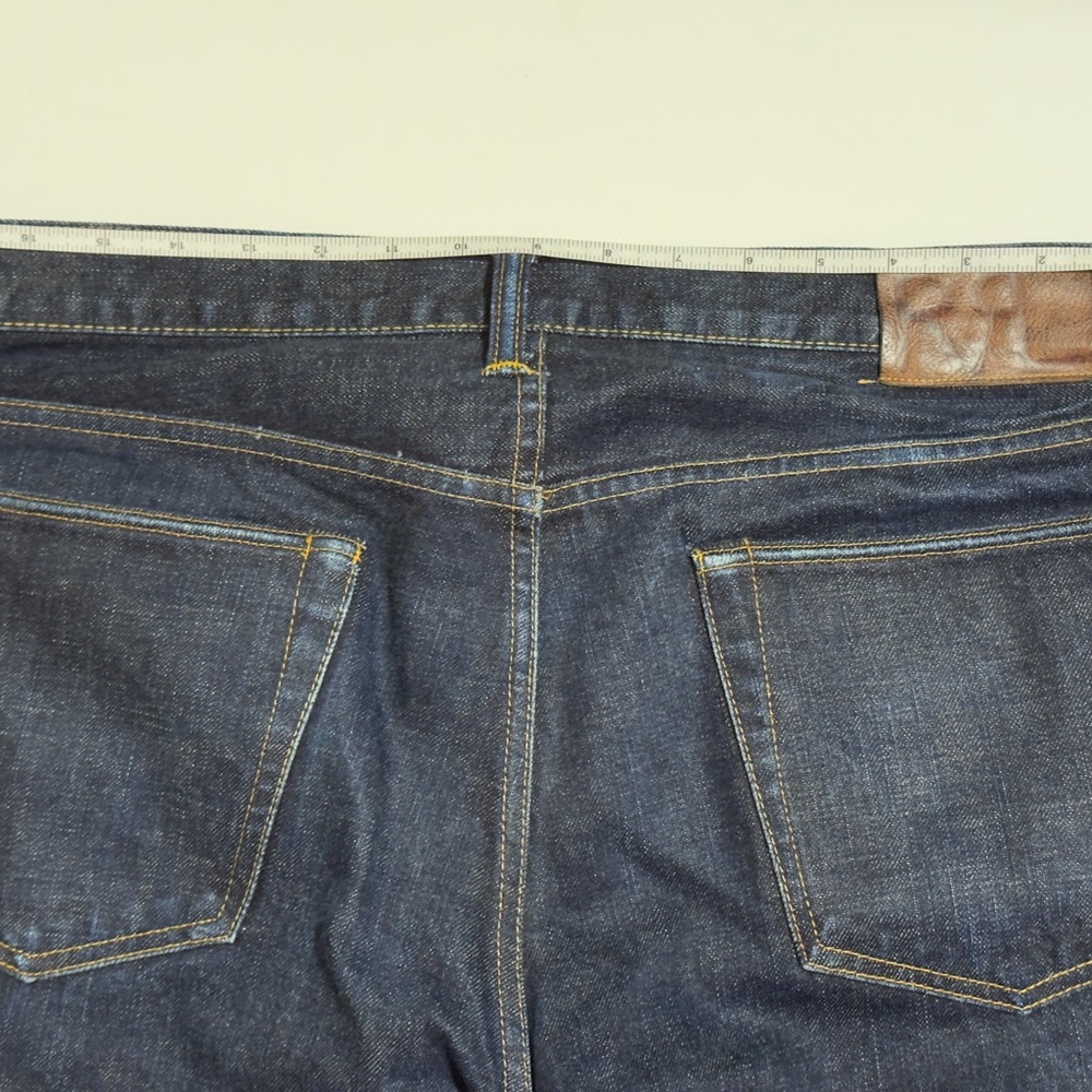 Ralph Lauren Double RL Dark Indigo Slim Men’s Jeans - Picture 7 of 11